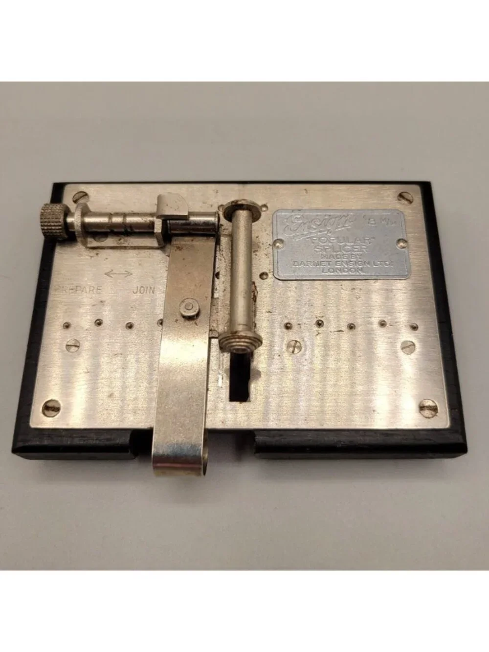 Ensign Ltd Popular Film Splicer for 8mm Film London England with Instructions